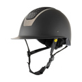 Equinavia Crown Mips® Riding Helmet - Black/Silver Crystal