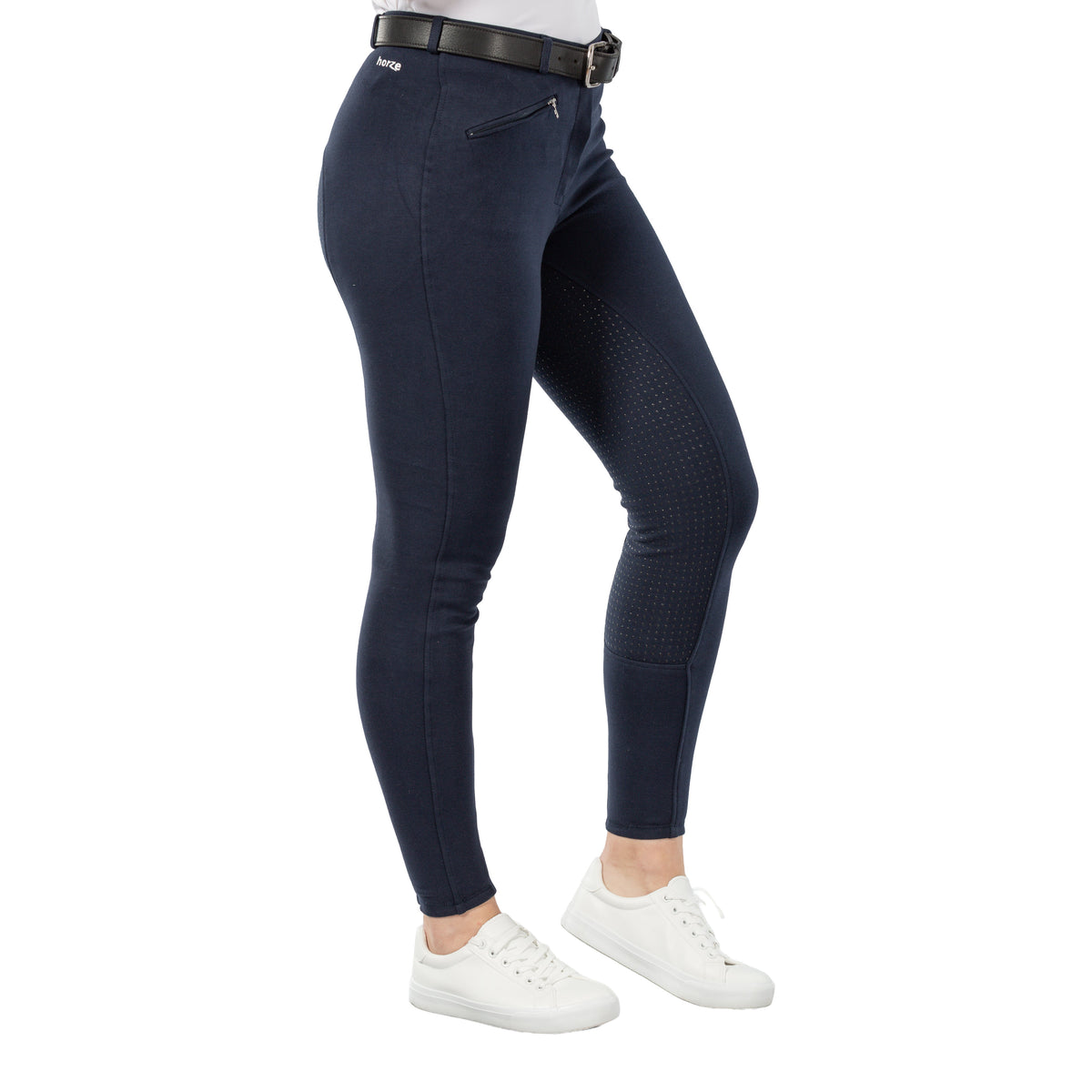 Horze Active Womens Silicone Full Seat Breeches image #3