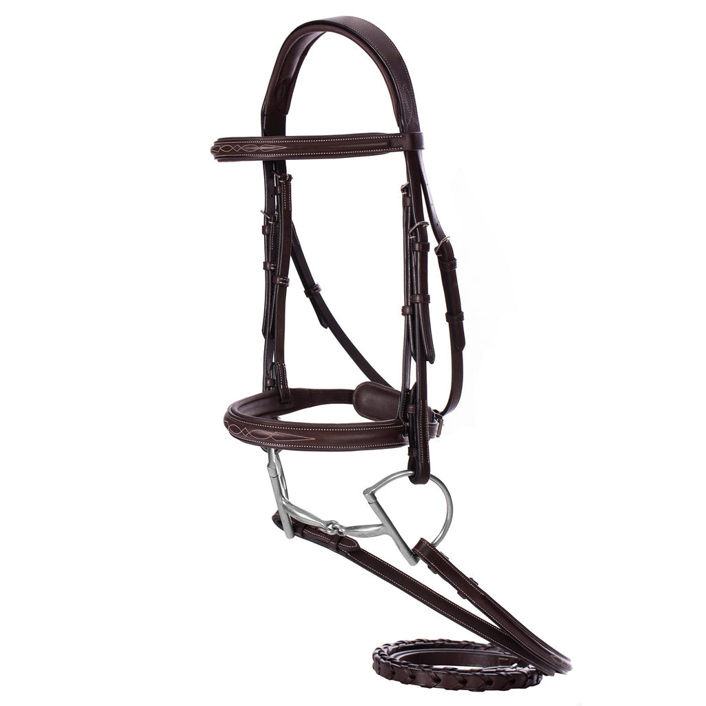 Equinavia Valkyrie Fancy Stitched Hunter Bridle & Reins image #1