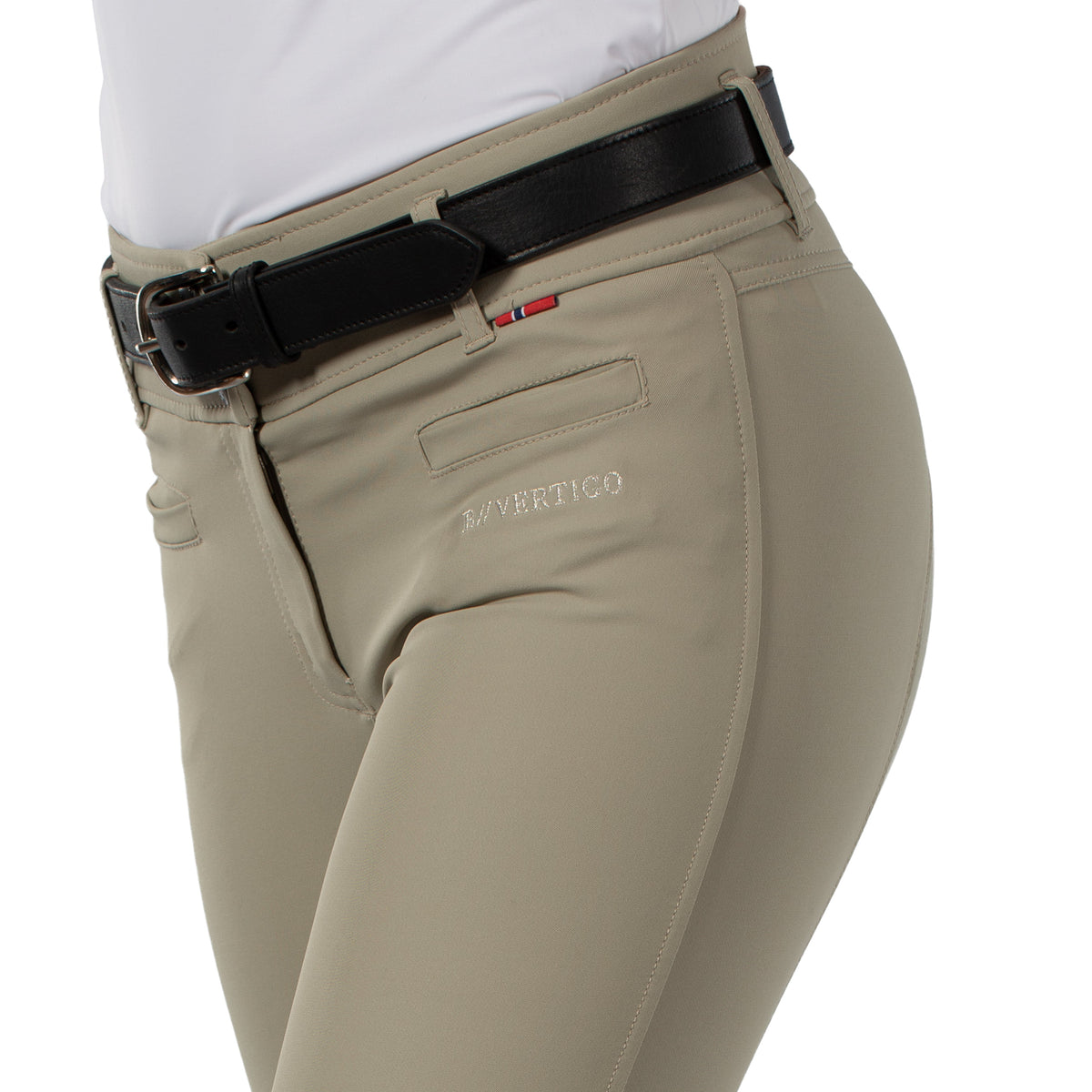 B Vertigo Tiffany Womens High Waist Silicone Knee Patch Breeches image #5