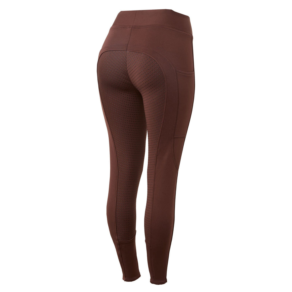 Horze Active Womens Winter Silicone Full Seat Tights w/ Phone Pockets image #7
