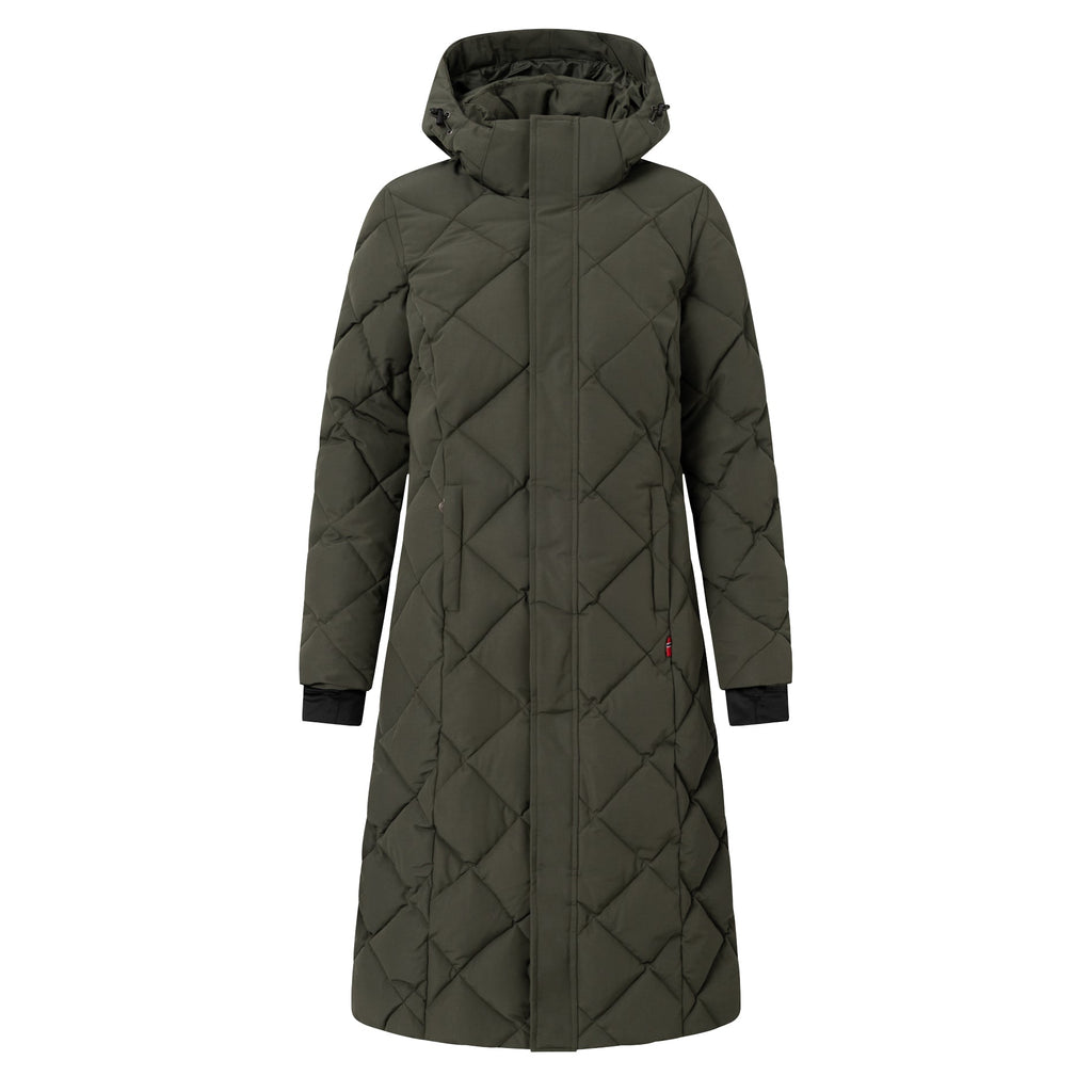 B Vertigo Gem Womens Waxed Padded Long Coat image #1