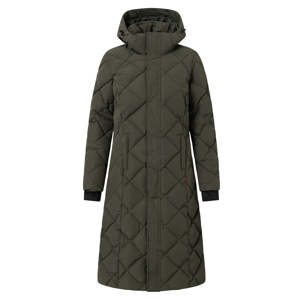 B Vertigo Gem Womens Waxed Padded Long Coat image #1
