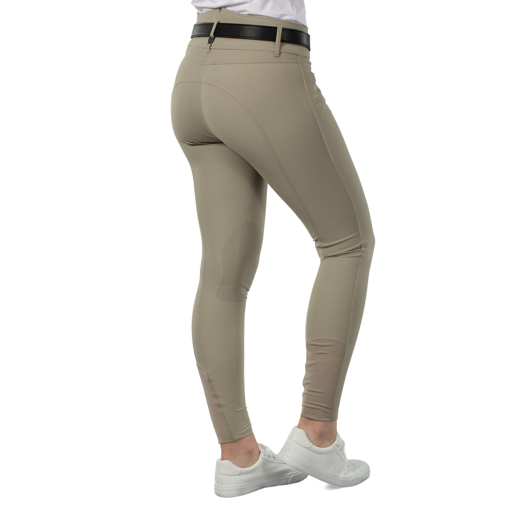 B Vertigo Tiffany Womens High Waist Silicone Knee Patch Breeches image #3