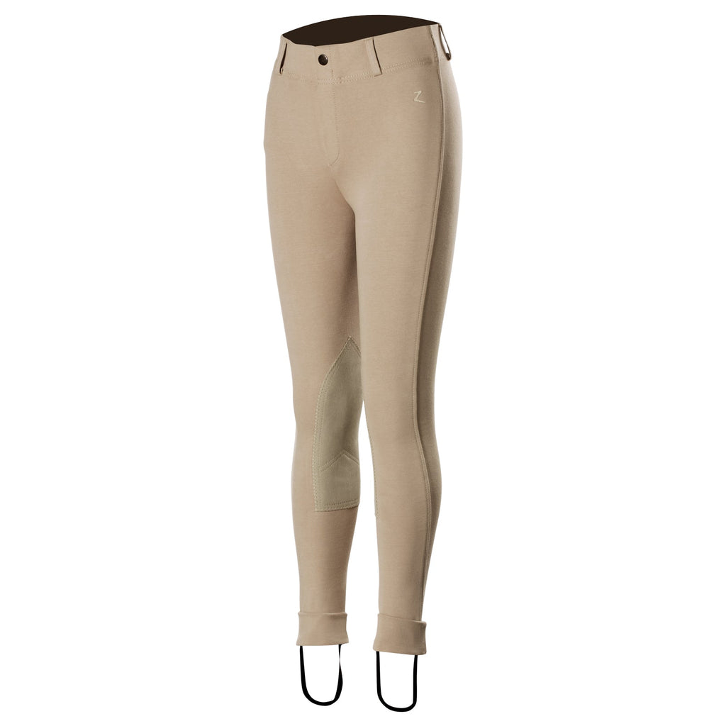 Horze Kids Nora Pull On Knee Patch Jodhpur Breeches image #6