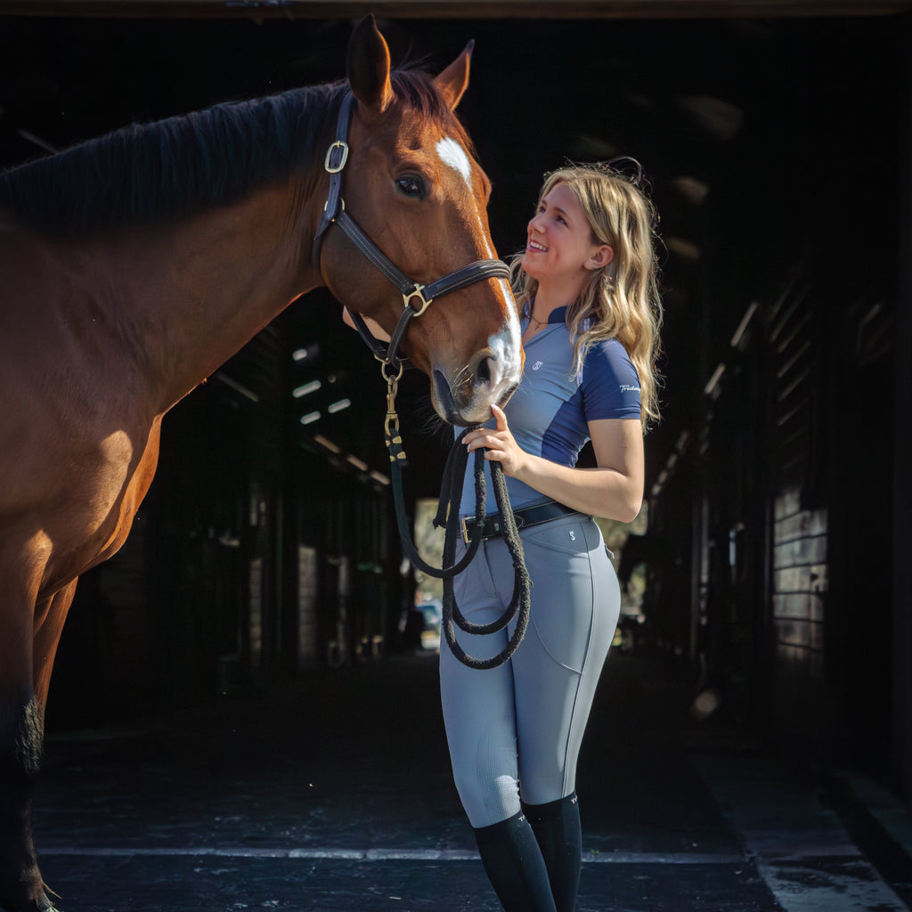 Tredstep Ireland Trace Compression Womens Knee Patch Breeches image #14
