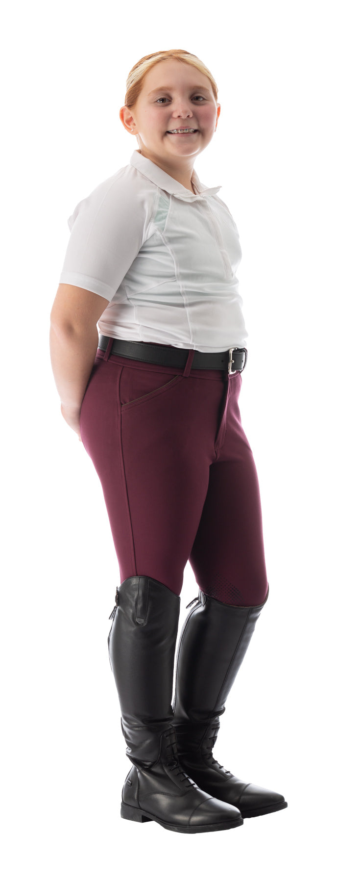 Equinavia Greta Kids Silicone Knee Patch Breeches image #7