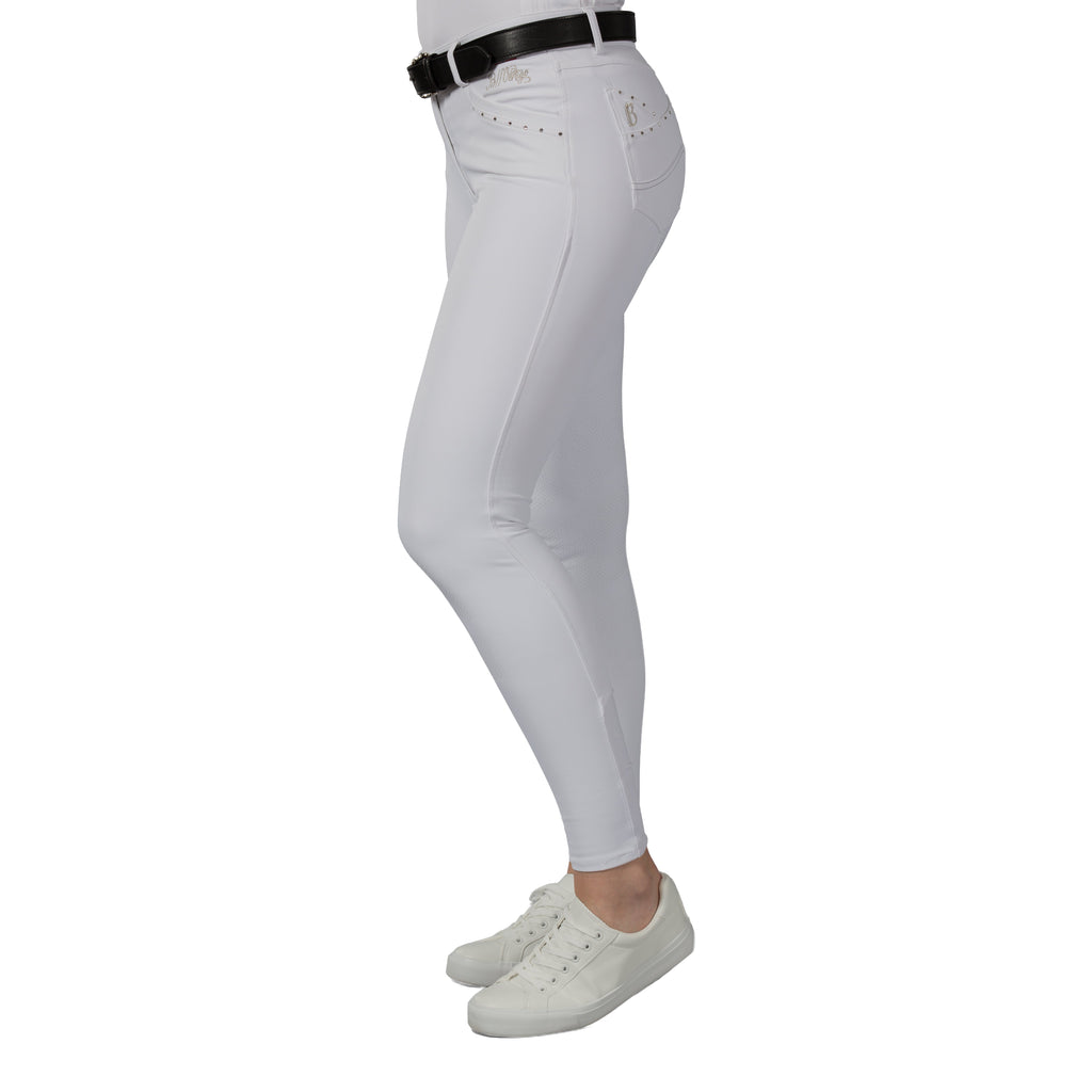 B Vertigo Olivia Womens Silicone Full Seat Breeches image #3