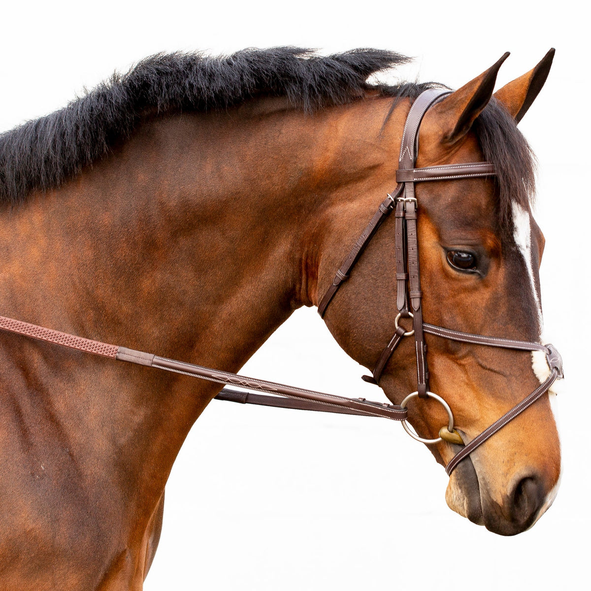 Equinavia Valkyrie Fancy Stitched Figure 8 Bridle & Reins image #4