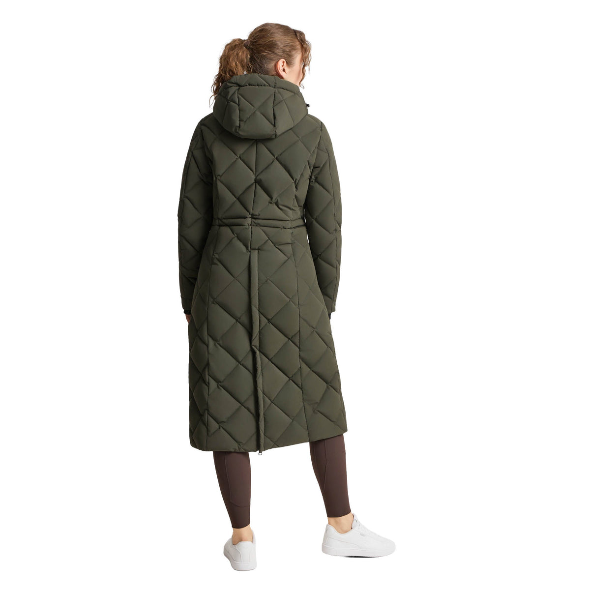 B Vertigo Gem Womens Waxed Padded Long Coat image #3