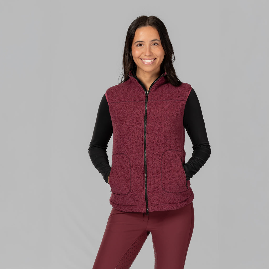 Equinavia Emma Womens Teddy Fleece Vest image #2