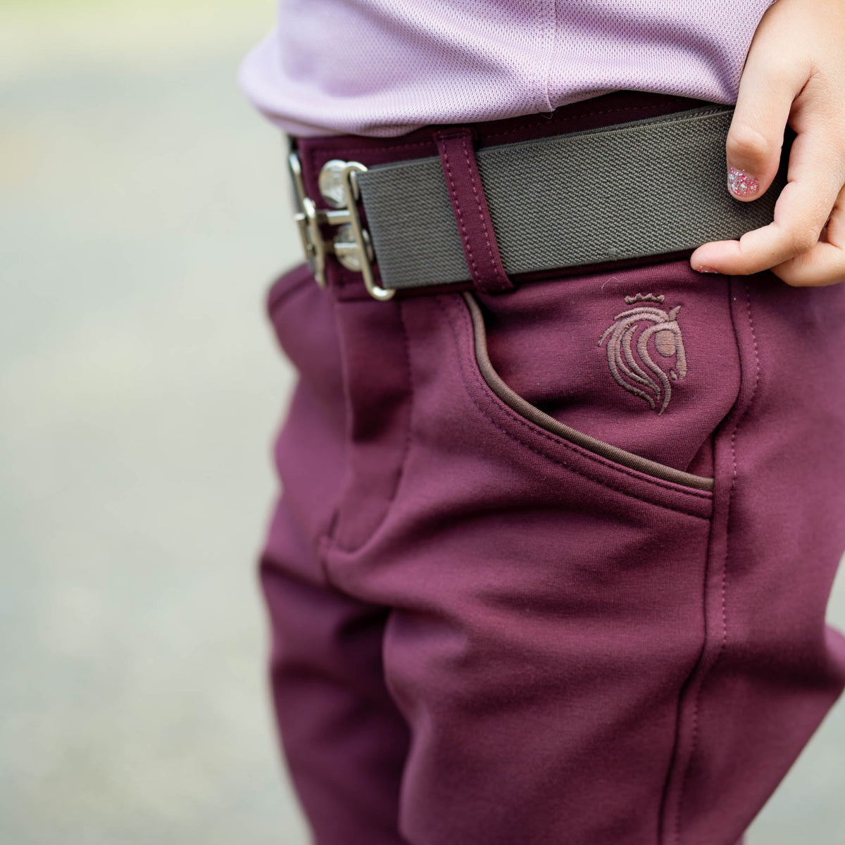 Equinavia Greta Kids Silicone Knee Patch Breeches image #3