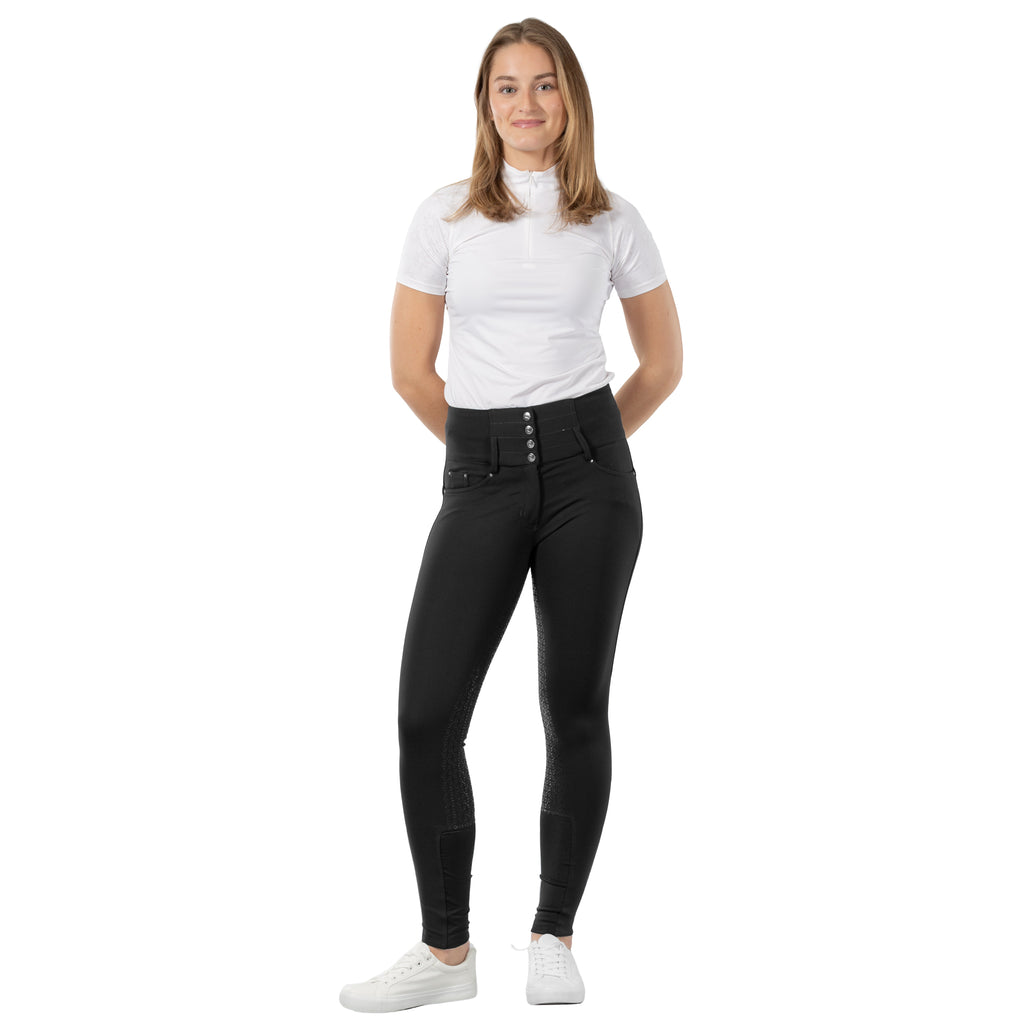 Horze Tara Womens High Waist Silicone Full Seat Breeches image #10