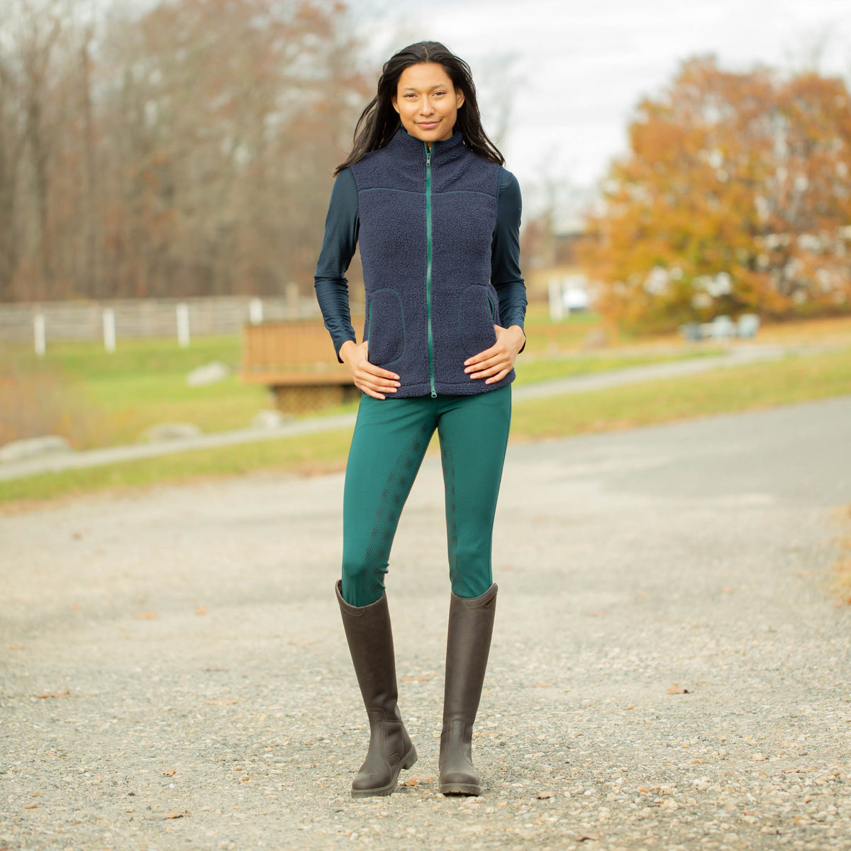 Equinavia Emma Womens Teddy Fleece Vest image #2