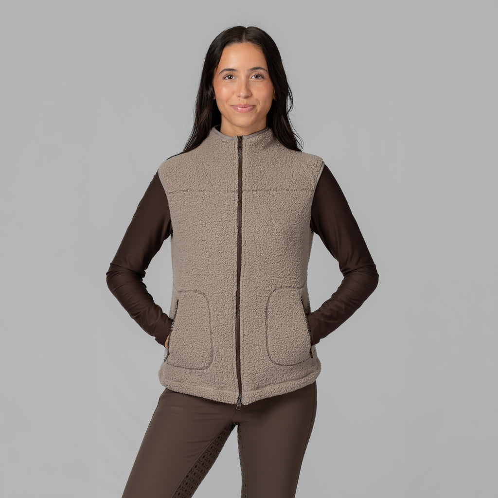 Equinavia Emma Womens Teddy Fleece Vest image #1