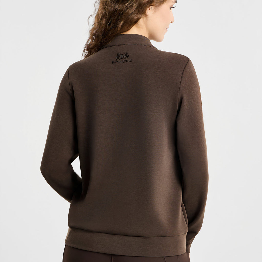 B Vertigo Kareina Womens Ultra Soft Half Zip Sweater image #4