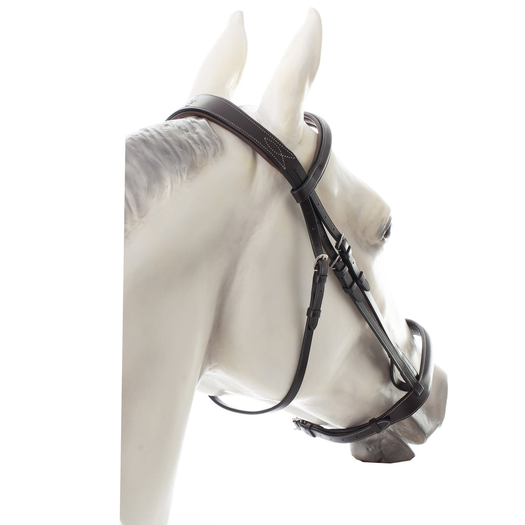 Equinavia Valkyrie Wide Noseband Hunter Bridle with Reins image #7