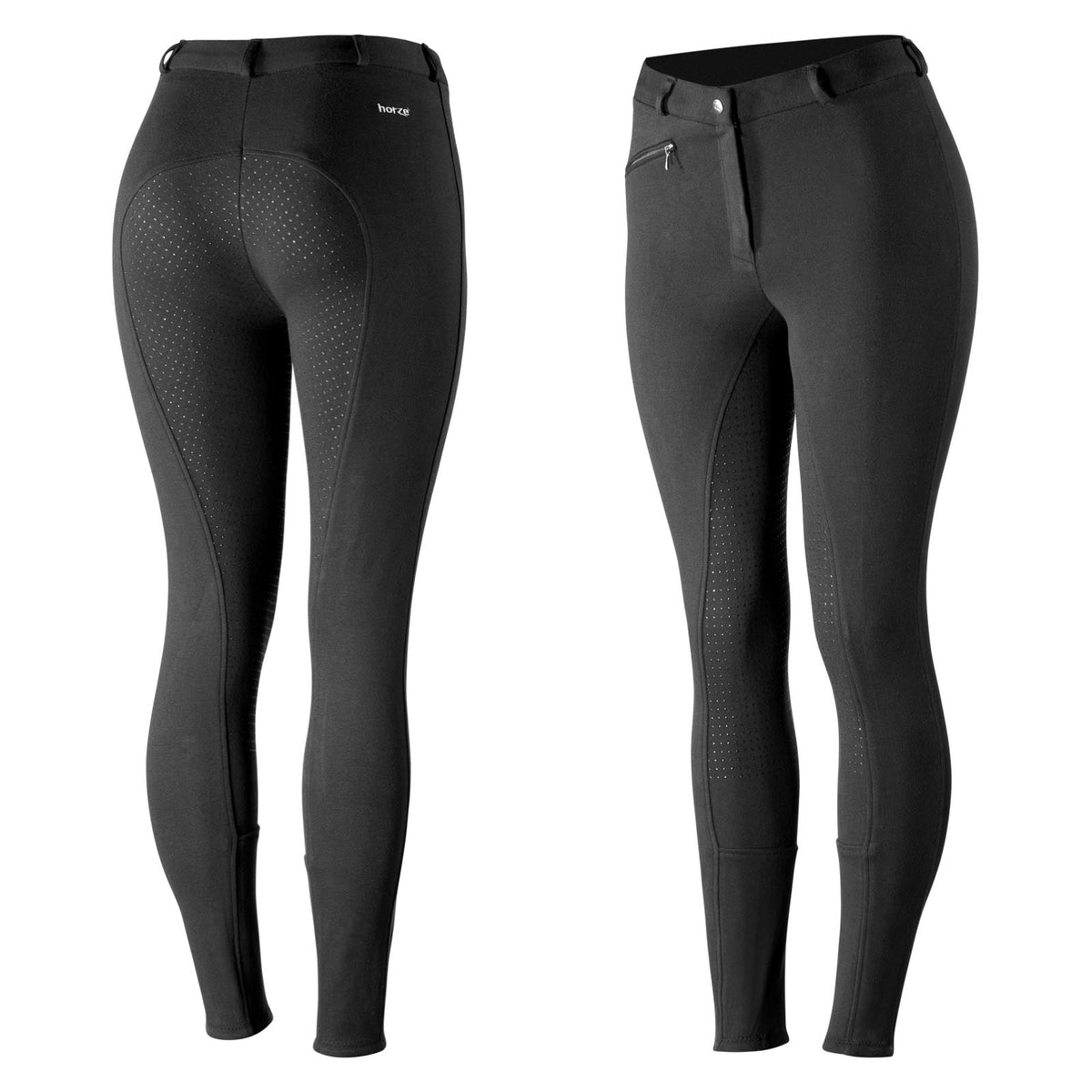 Horze Active Womens Silicone Full Seat Breeches image #9