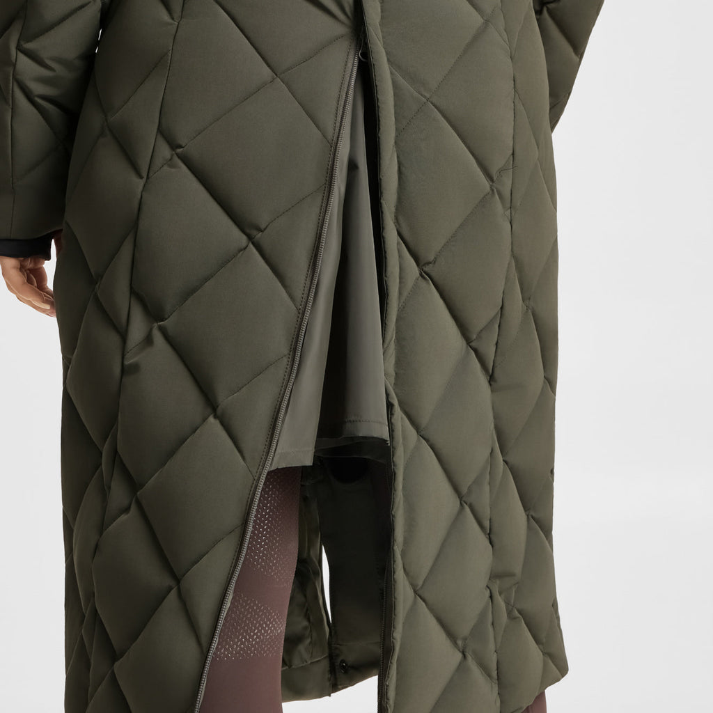 B Vertigo Gem Womens Waxed Padded Long Coat image #10