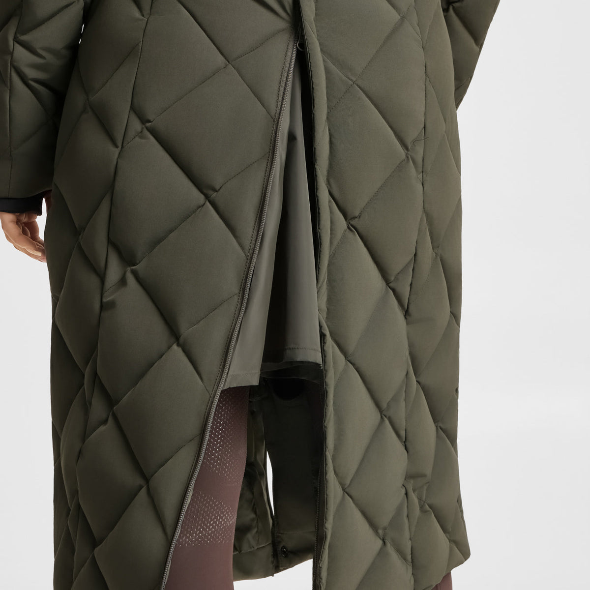 B Vertigo Gem Womens Waxed Padded Long Coat image #10