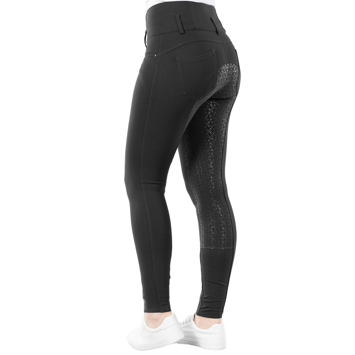 Horze Tara Womens High Waist Silicone Full Seat Breeches image #3