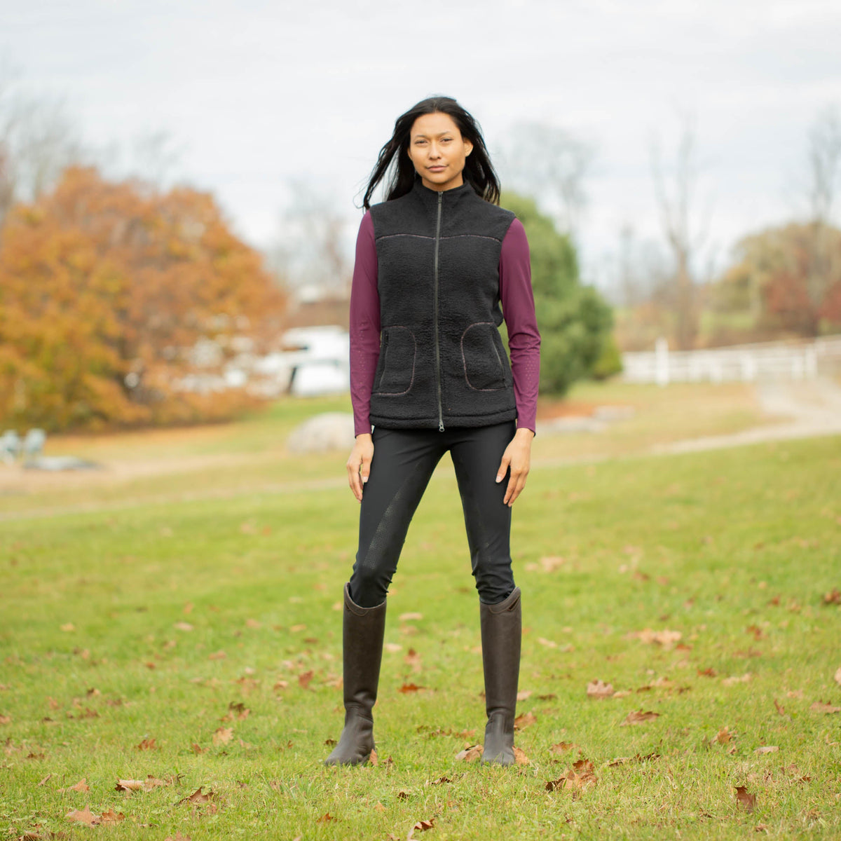 Equinavia Emma Womens Teddy Fleece Vest image #4