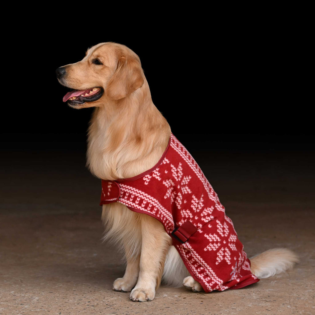 Horze Santa Dog Fleece Coat image #1