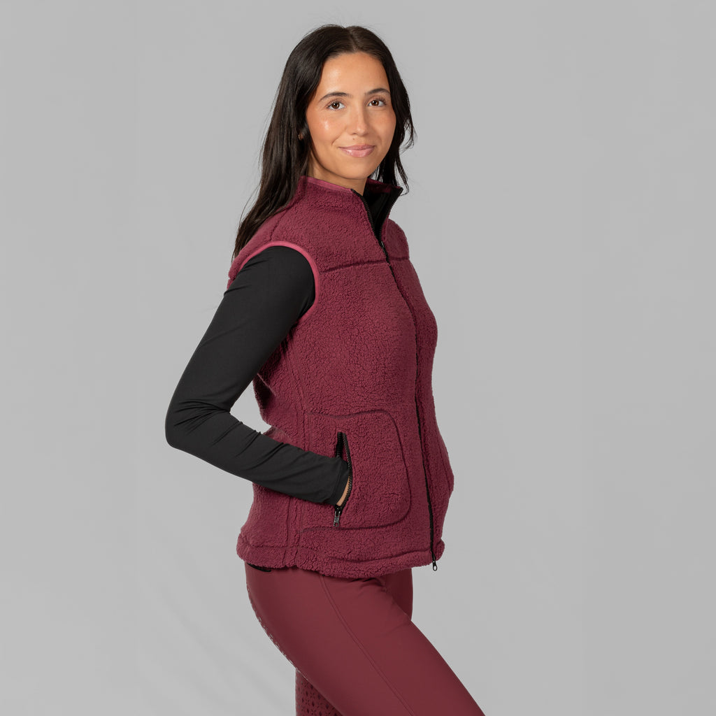 Equinavia Emma Womens Teddy Fleece Vest image #1