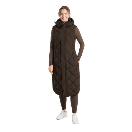 B Vertigo Gem Womens Waxed Padded Long Vest image #1