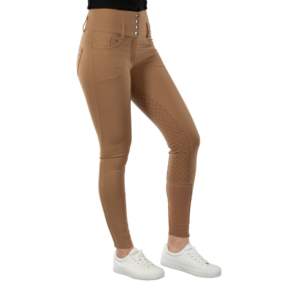 Horze Tara Womens High Waist Silicone Full Seat Breeches image #4