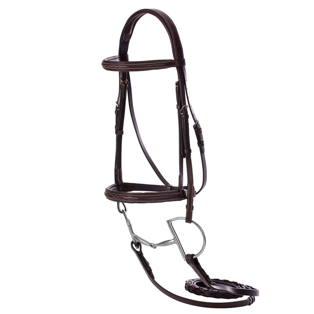 Equinavia Saga Fancy Stitched Hunter Bridle & Reins image #1