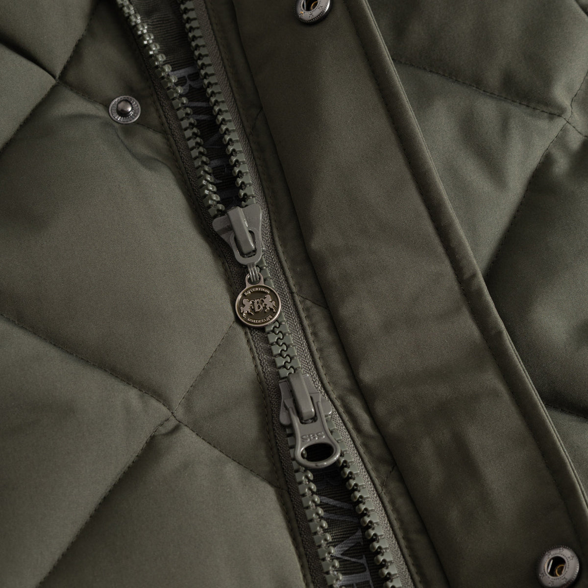 B Vertigo Gem Womens Waxed Padded Long Coat image #13