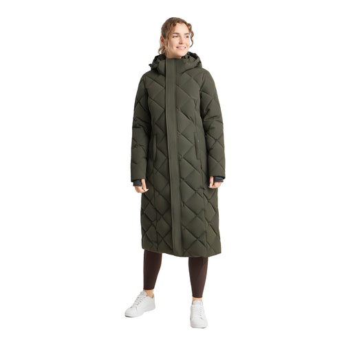 B Vertigo Gem Womens Waxed Padded Long Coat image #2