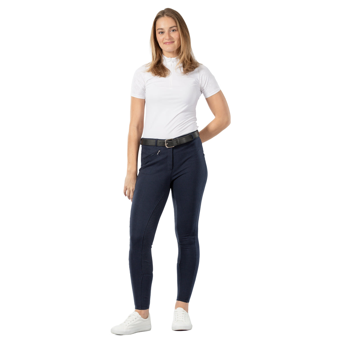 Horze Active Womens Silicone Full Seat Breeches image #10