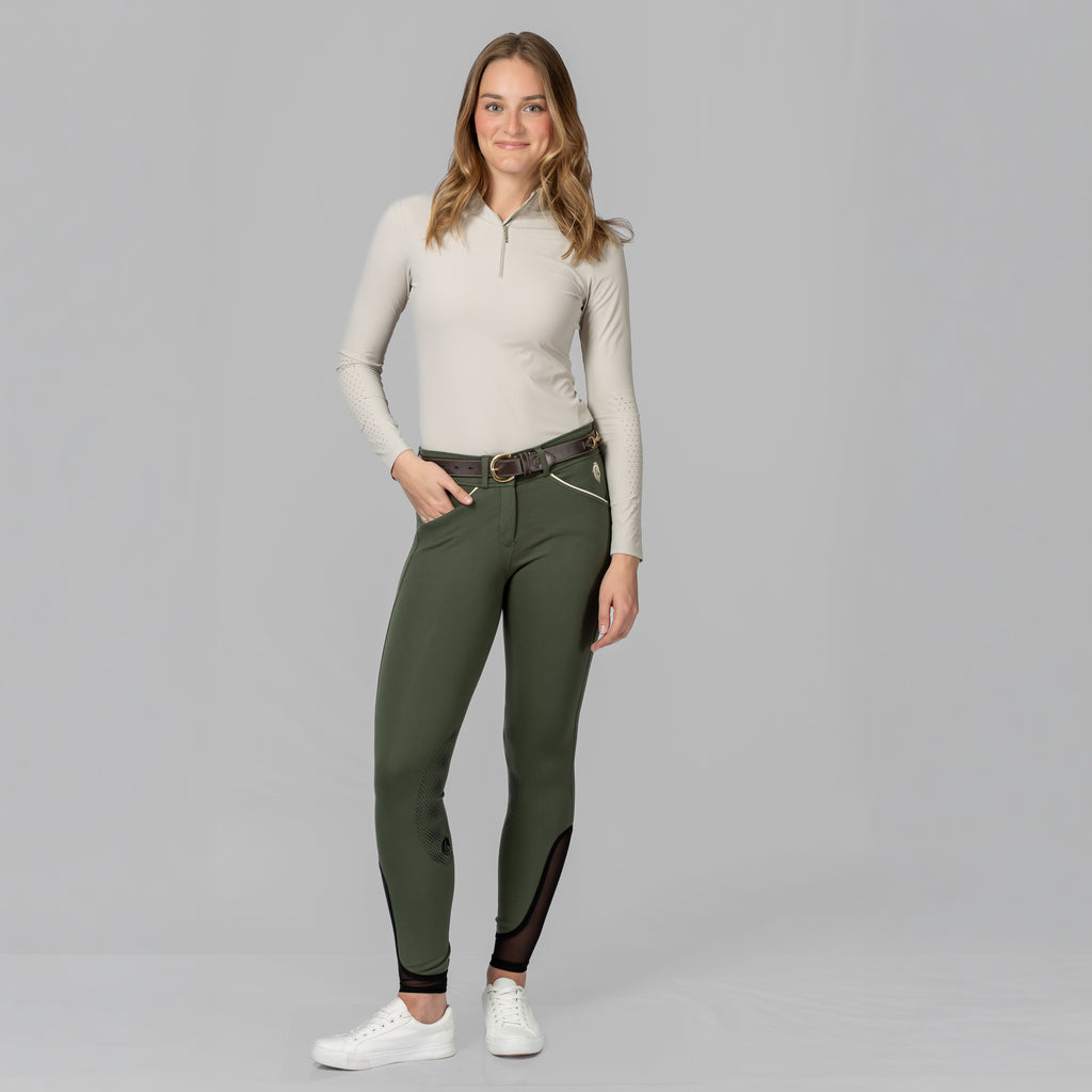 Equinavia Astrid Womens Silicone Knee Patch Breeches image #1