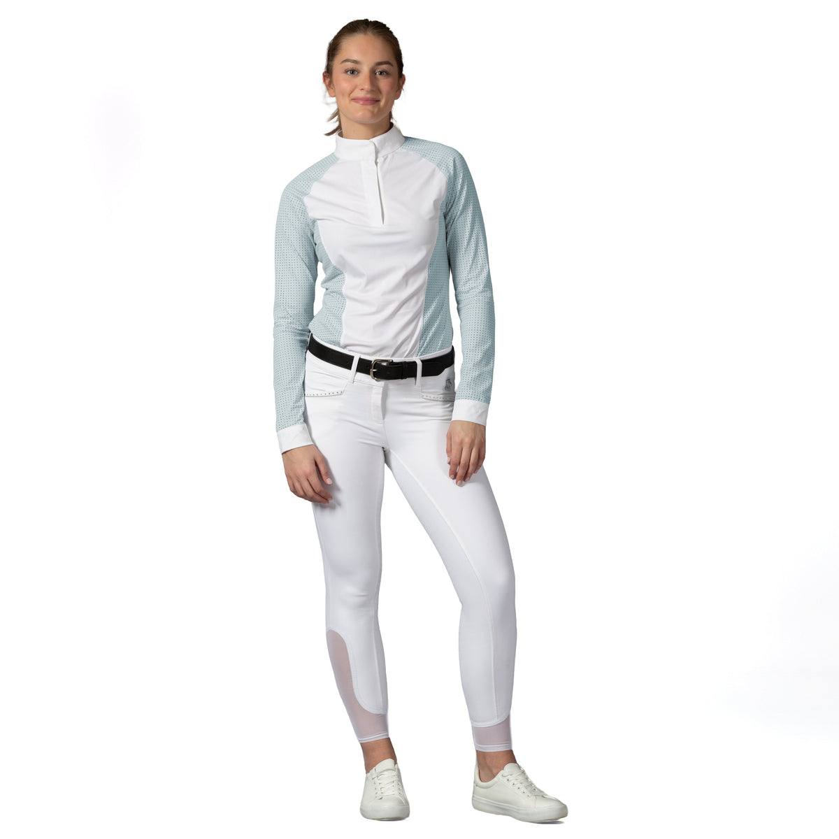 Equinavia Sara Womens Perforated Long Sleeved Show Shirt image #2