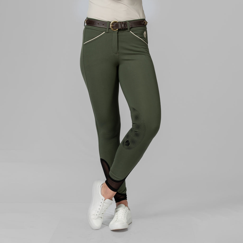 Equinavia Astrid Womens Silicone Knee Patch Breeches image #3