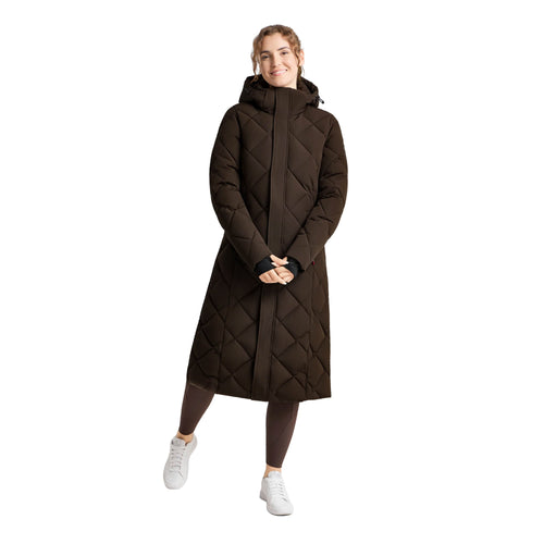 B Vertigo Gem Womens Waxed Padded Long Coat image #2