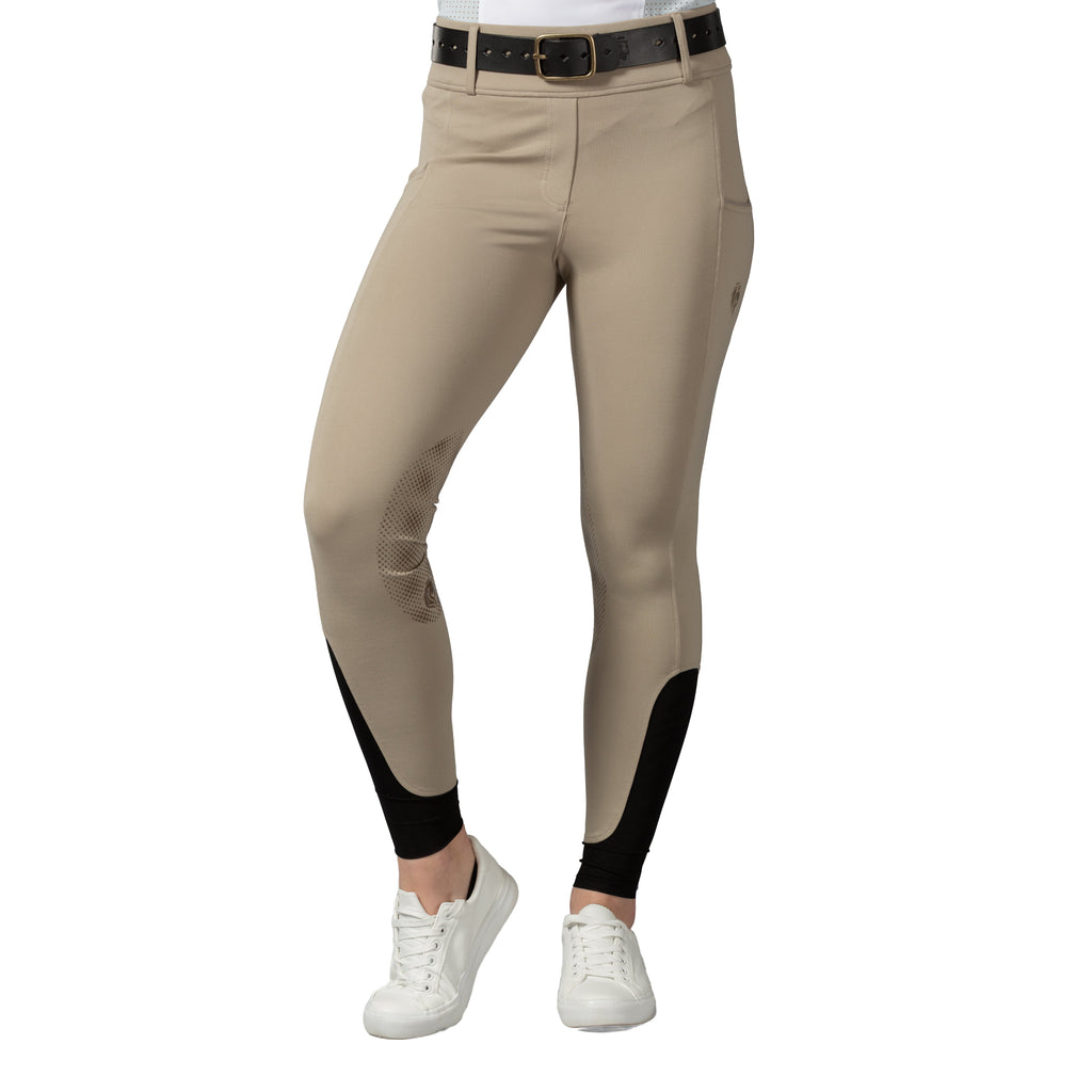 Equinavia Astrid Womens Pull On Knee Patch Breeches image #2
