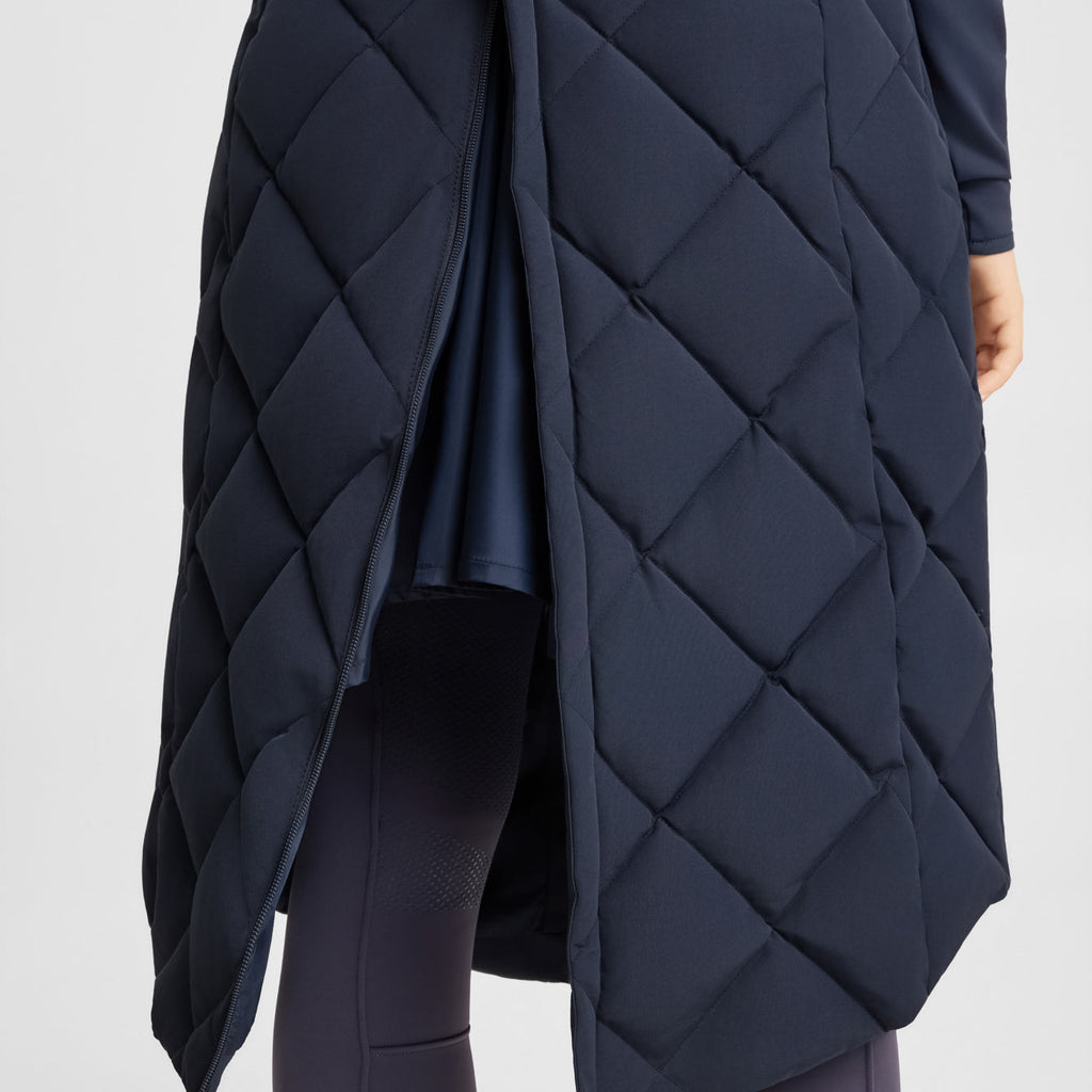 B Vertigo Gem Womens Waxed Padded Long Vest image #4