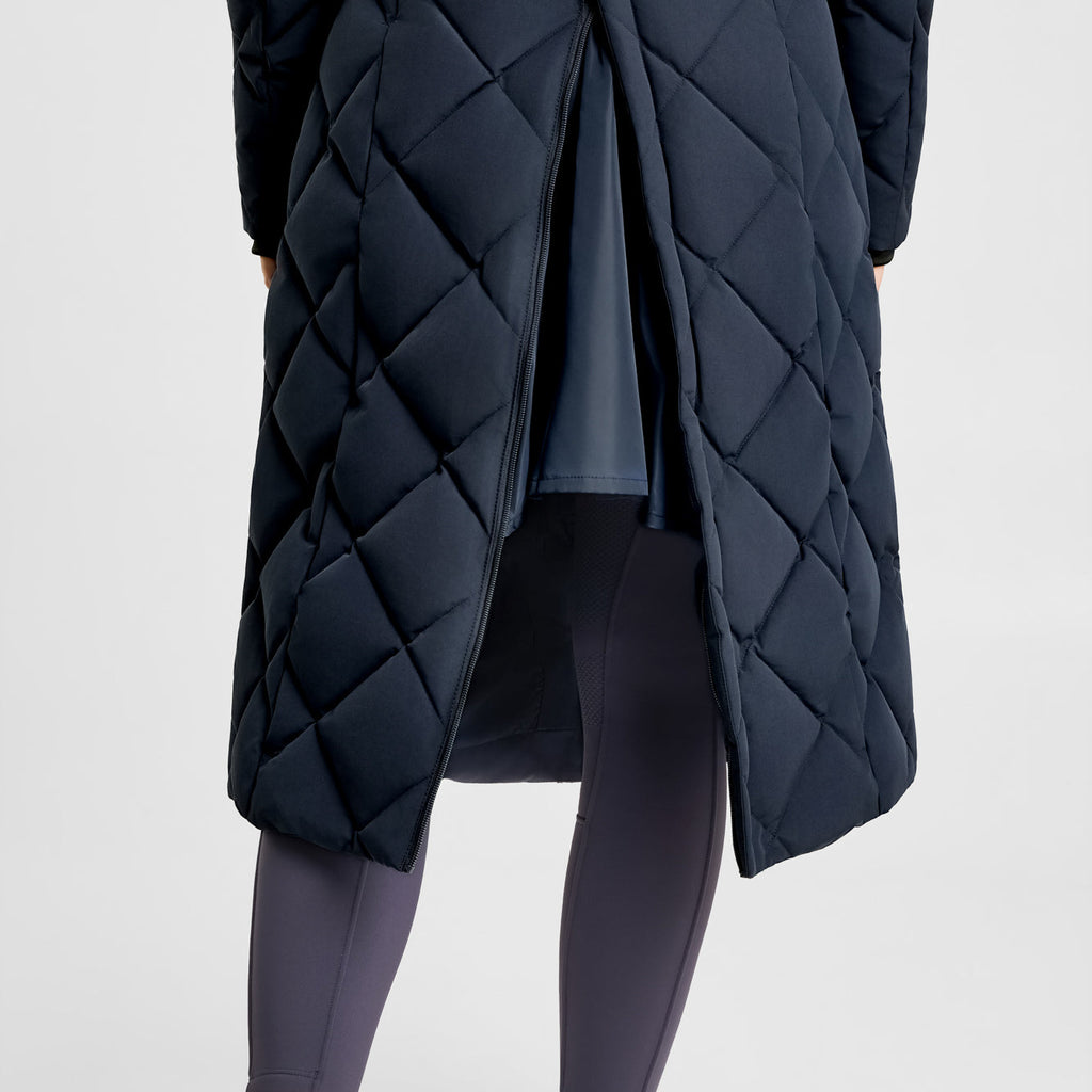 B Vertigo Gem Womens Waxed Padded Long Coat image #5