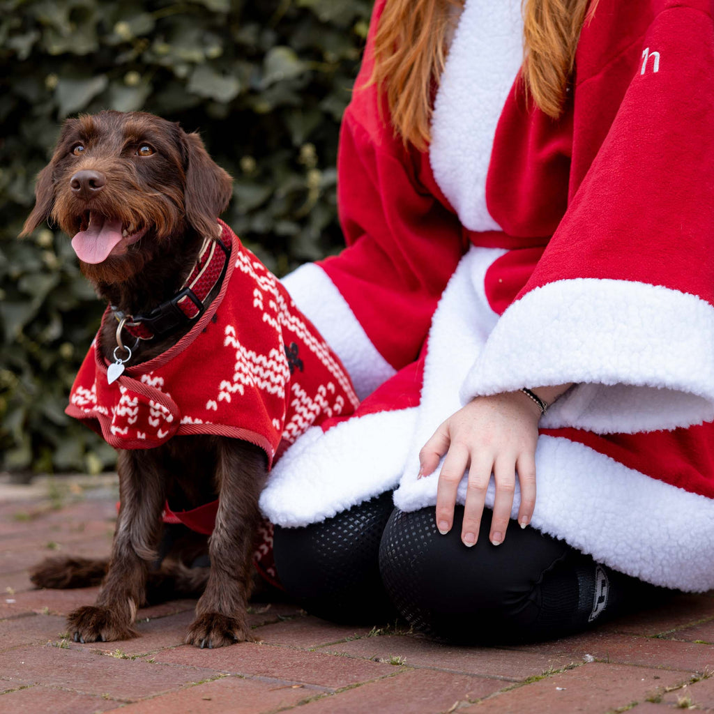 Horze Santa Dog Fleece Coat image #5