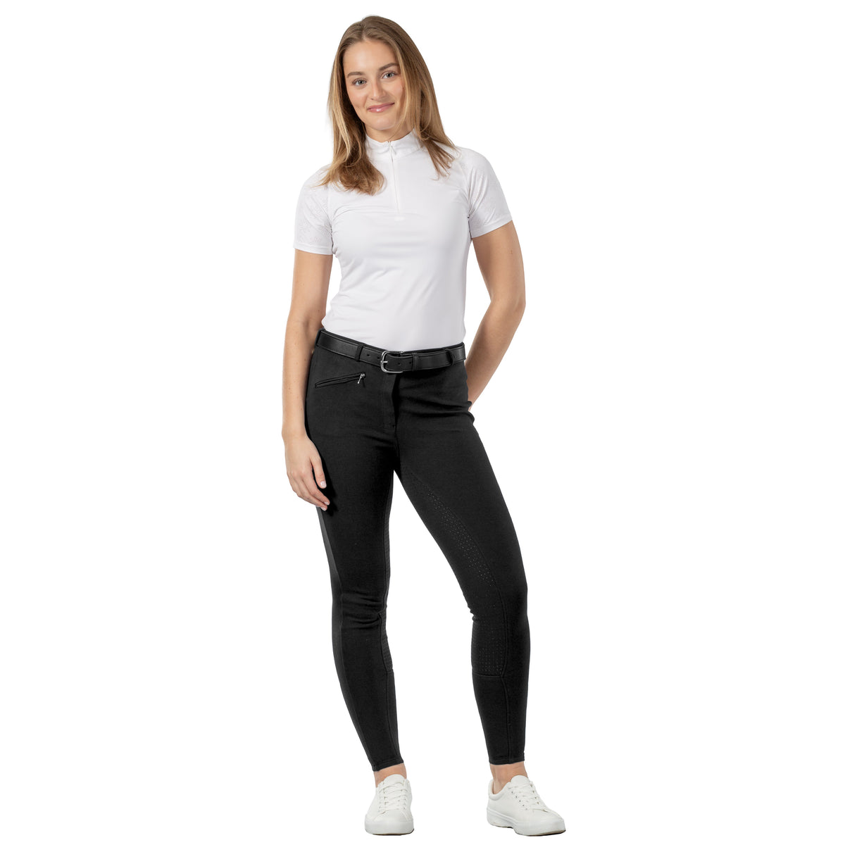 Horze Active Womens Silicone Full Seat Breeches image #10