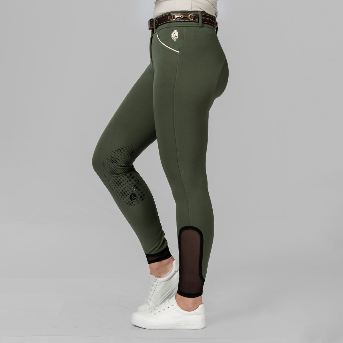 Equinavia Astrid Womens Silicone Knee Patch Breeches image #6