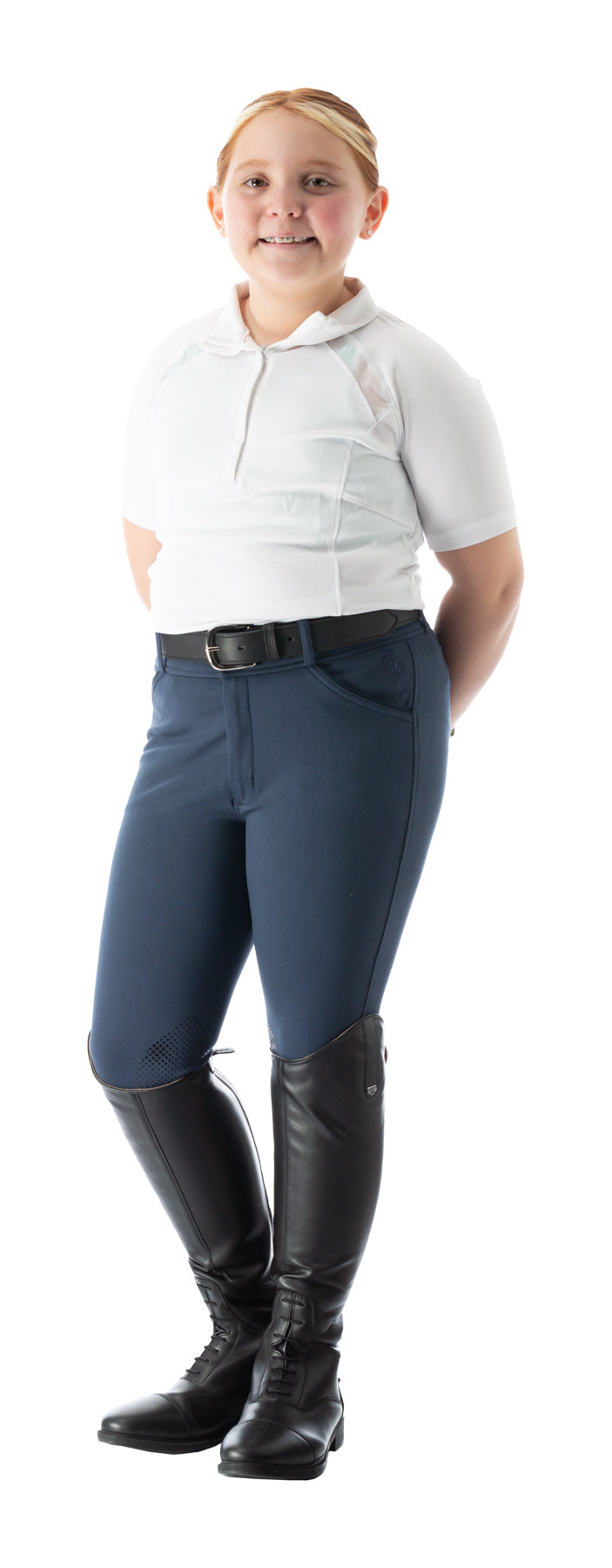 Equinavia Greta Kids Silicone Knee Patch Breeches image #2