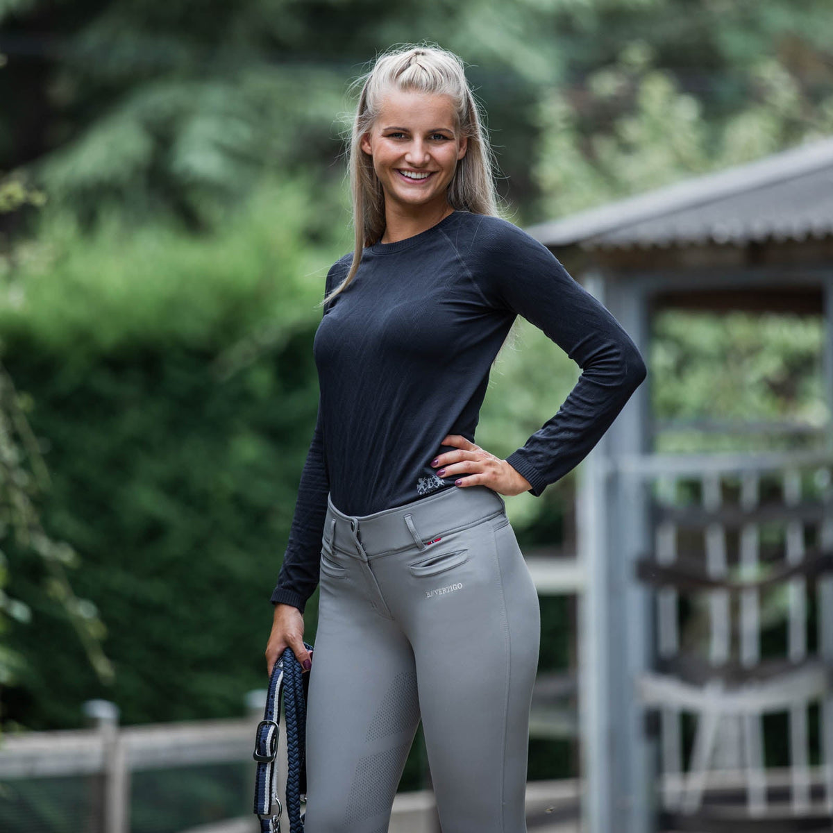 B Vertigo Tiffany Womens Silicone Full Seat Breeches image #7