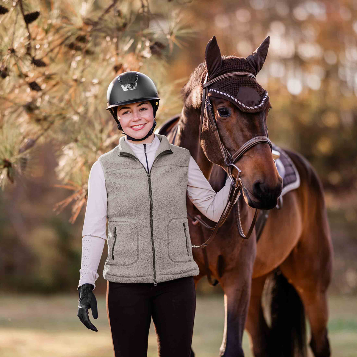 Equinavia Emma Womens Teddy Fleece Vest image #10