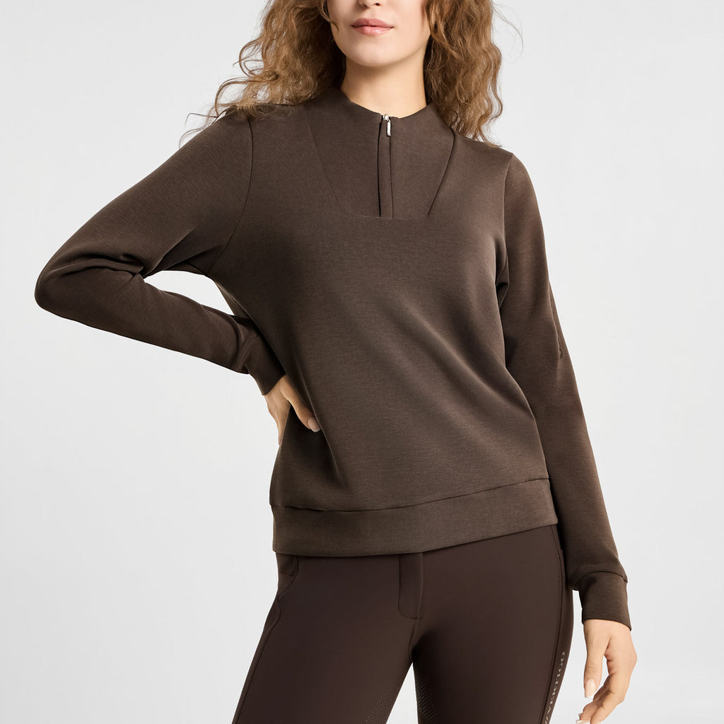 B Vertigo Kareina Womens Ultra Soft Half Zip Sweater image #2