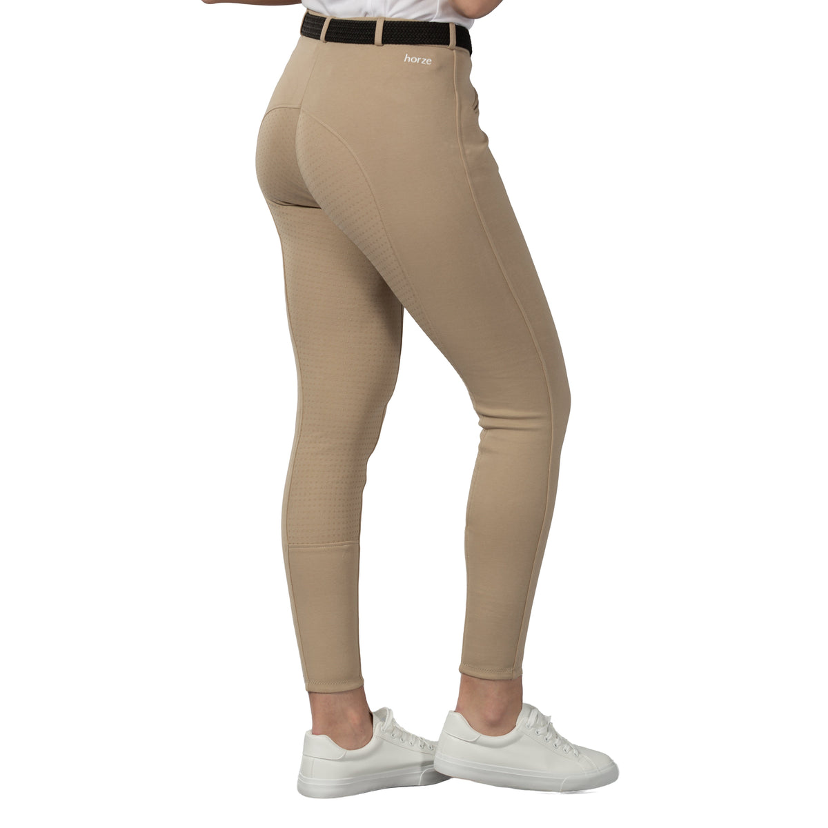 Horze Active Womens Silicone Full Seat Breeches image #3