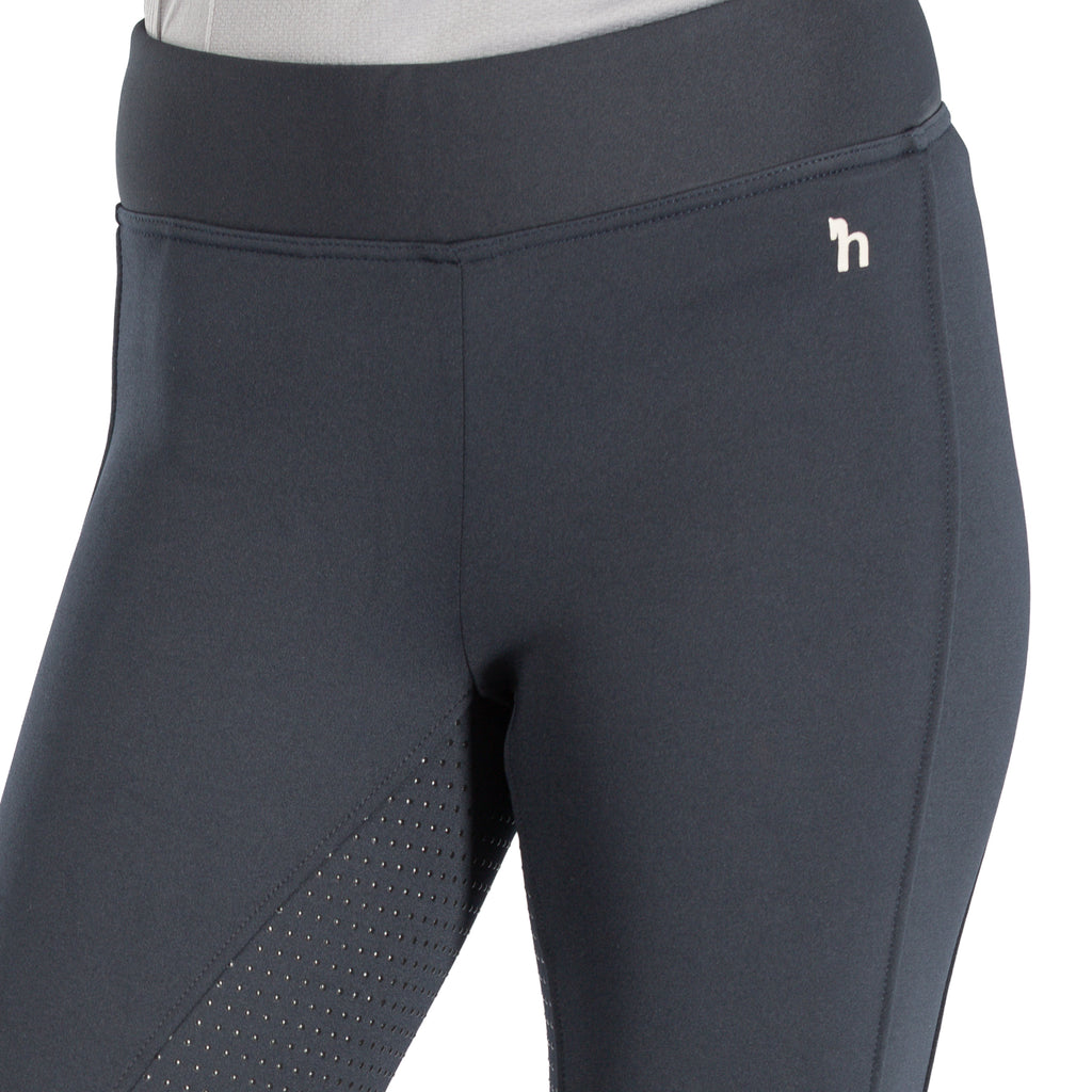Horze Active Womens Winter Silicone Full Seat Tights w/ Phone Pockets image #5